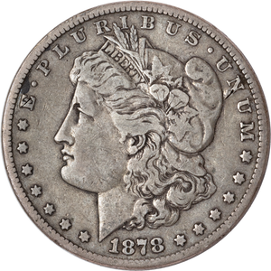 1878-CC Morgan Silver Doillar