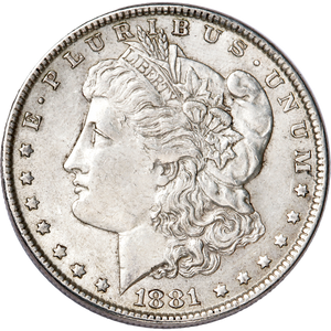 1881 Morgan Silver Dollar