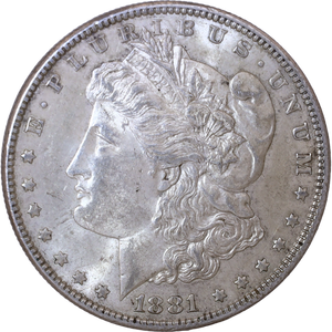 1881 Morgan Silver Dollar