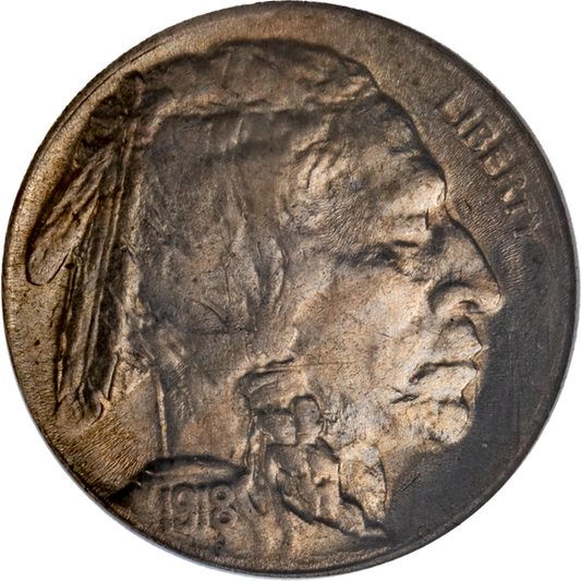 1918 D Buffalo Nickel