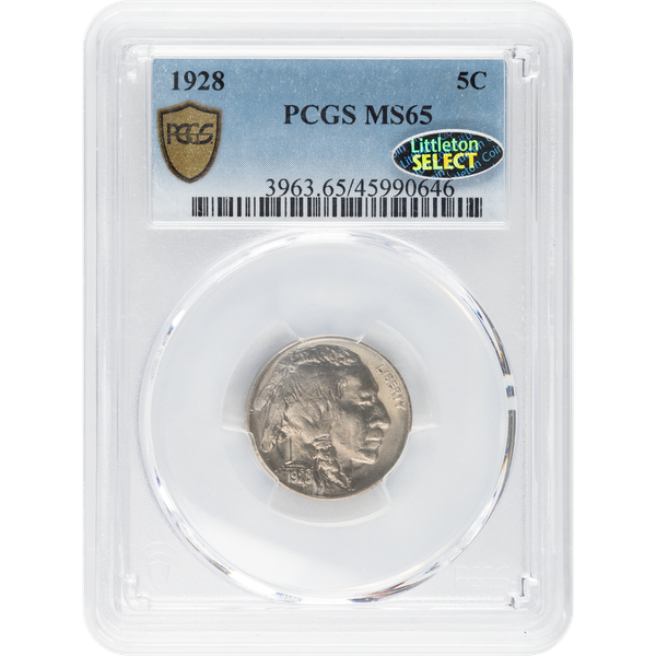 1928 Buffalo Nickel "PCGS MS65"