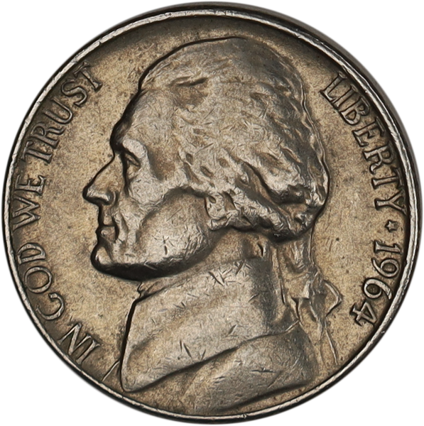 1964 Jefferson Nickel