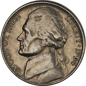 1964 Jefferson Nickel