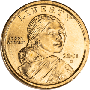 2001 Sacagawea Dollar Coin