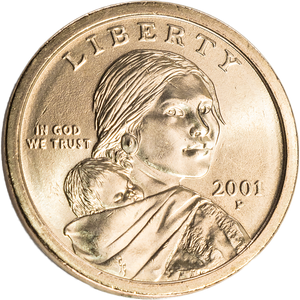 2001 Sacagawea Dollar Coin