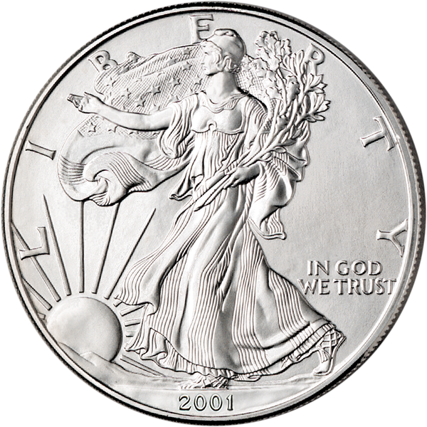 2001 $1 American silver eagle