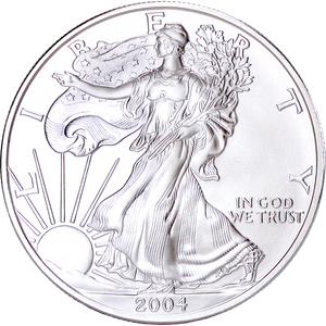 2004 $1 American Silver Eagle