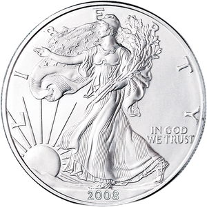 2008 $1 American Silver Eagle