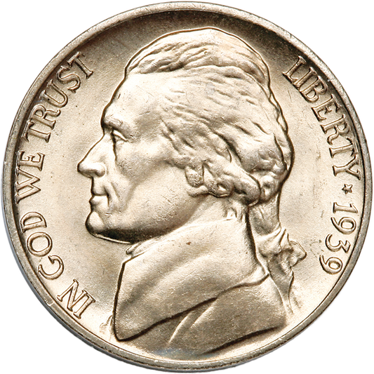 1939 Jefferson nickel