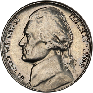 1964 Jefferson Nickel